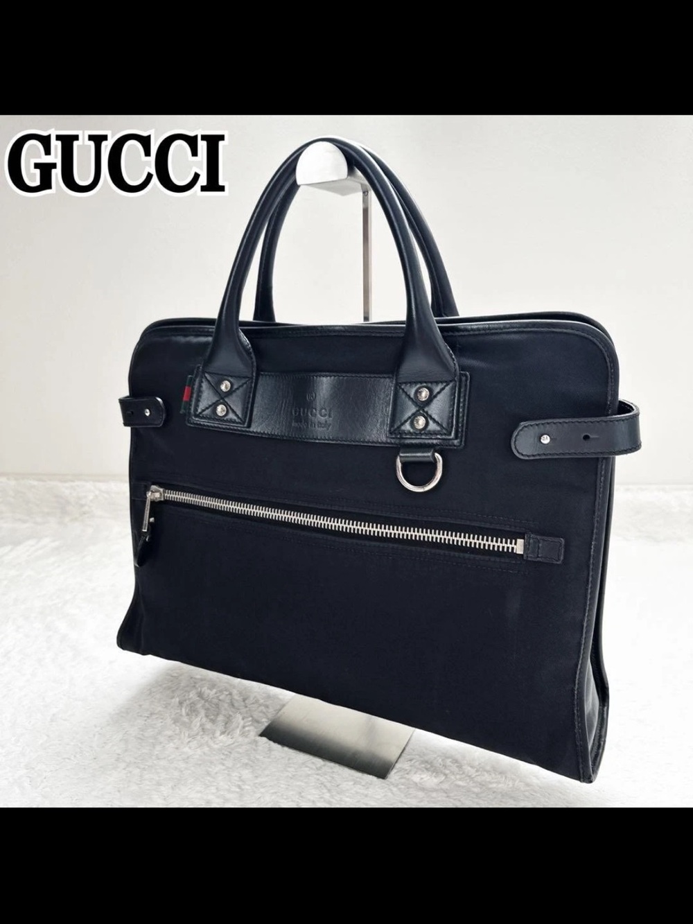 Gucci Black Men's Briefcase Tote